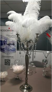 Feathers Gatsby Candelabra rental in Milan Italy